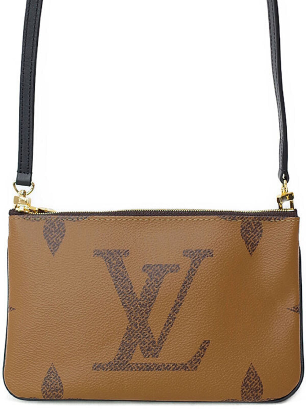 Louis Vuitton Monogram Giant Pochette Double Zip Shoulder Bag